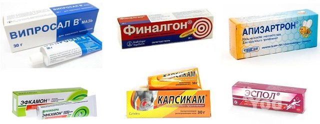 Охлаждающие мази для облегчения боли. Разогревающие мази для улучшения кровообращения